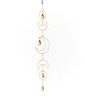 Indukala Large Moon Phase Bell Wind Chime - Home Decor