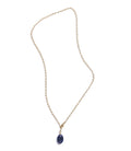 Indali Sodalite Semiprecious Gemstone Drop Necklace - Blue