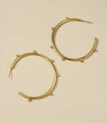 Bhavani Dot Hoop Earrings