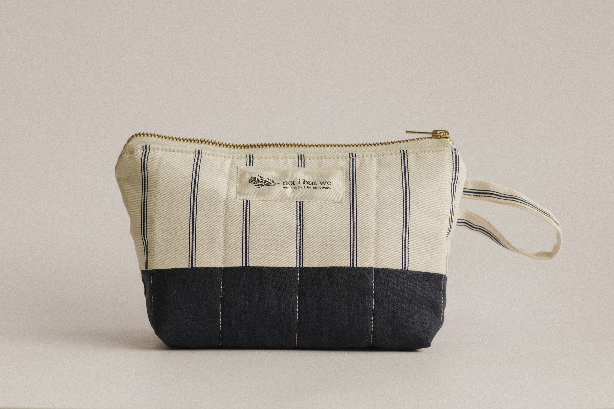Patchwork Quilted Cosmetic Pouch